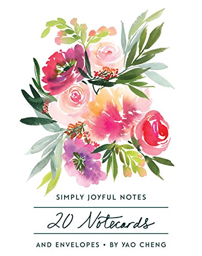 Simply Joyful Notes: 20 Notecards and Envelopes (Watercolor Blank Cards, Floral Stationery)