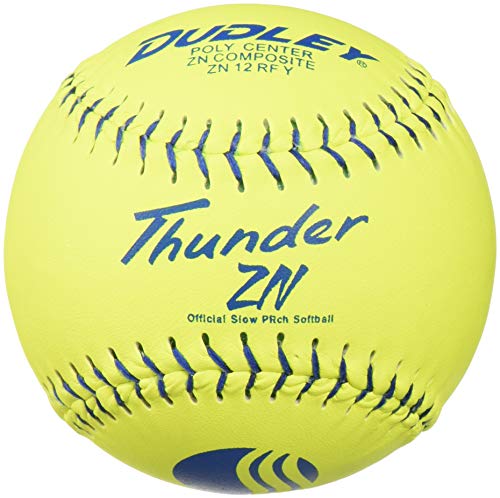 Dudley USSSA Thunder ZN Slowpitch Classic M Stamp Softball - 12 pack