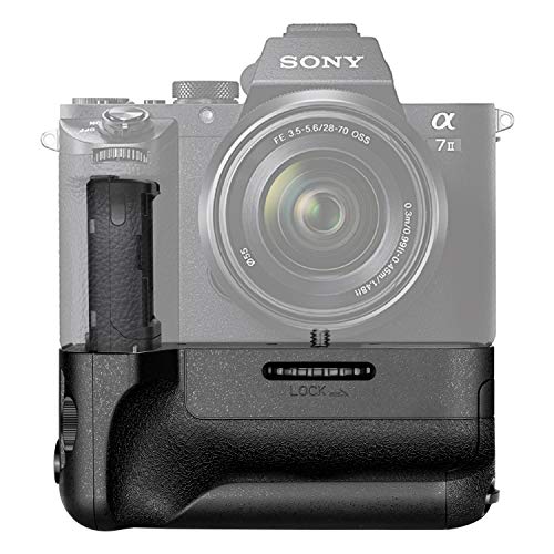 Neewer Vertical Battery Grip Replacement, Compatible with Sony VG-C2EM Works with NP-FW50 Battery for Sony A7 II A7S II and A7R II Cameras (Battery NOT Included)