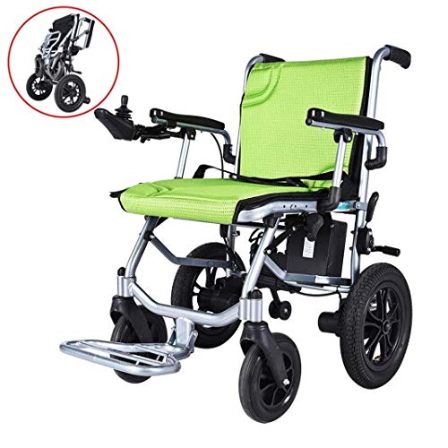Wheel Chairs for Adults, Most Compact Powered Wheelchair in The World - Ultra Portable Folding Power Wheelchair Zinger Chair - Weights Only 22kg(Including Lithium Battery)