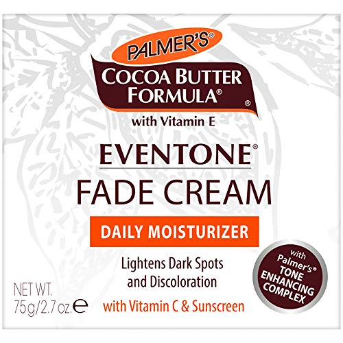 Palmer's Cocoa Butter Formula Eventone Fade Cream Daily Moisturizer for Dark Spots and Discoloration, 2.7 Ounces