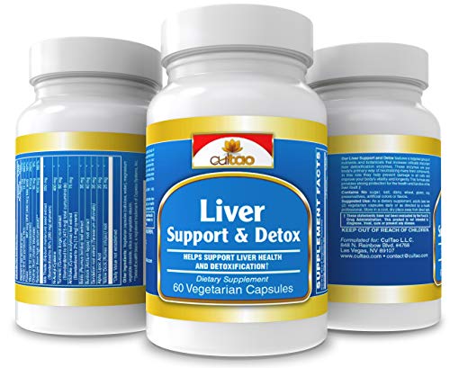 Liver Support & Detox - Natural Liver Cleanse  Boost Immune System  Burn Fat Easier - Premium Extract: Milk Thistle, Dandelion, Artichoke, Turmeric + Antioxidant: NAC, Organic Selenium - 60 Vcaps
