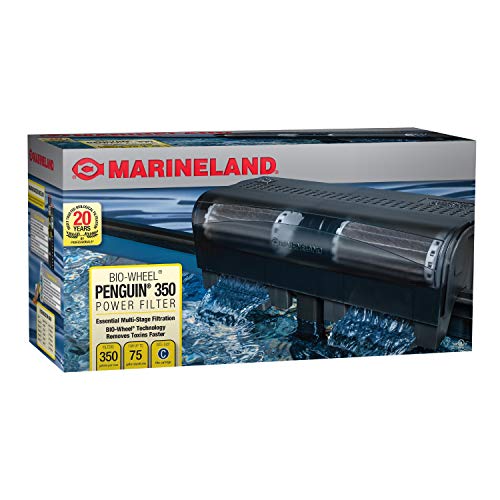 Marineland PF0350B Penguin Power Filter, Upto 75 Gallons, 350 GPH