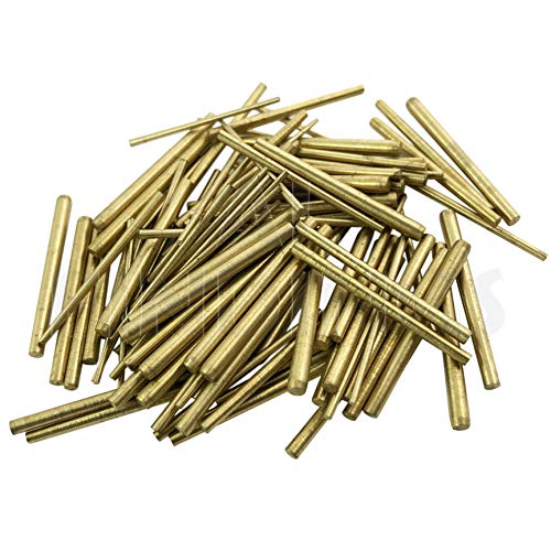 Jewellers Tools 100 x Clock Taper pins Brass Assorted Mix Sizes pin Tapered Repairs Parts