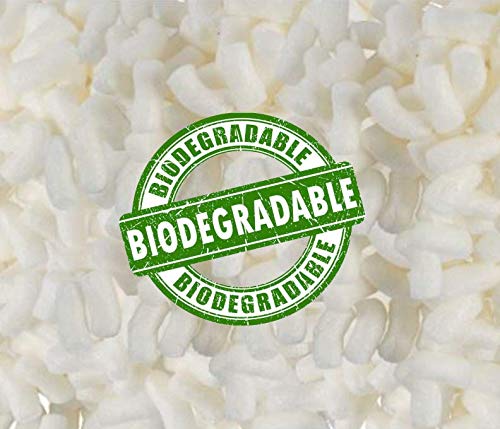 Secure Seal Biodegradable White Packing Loosefill Popcorn Anti Static Peanuts (3.5 Cubic Feet)