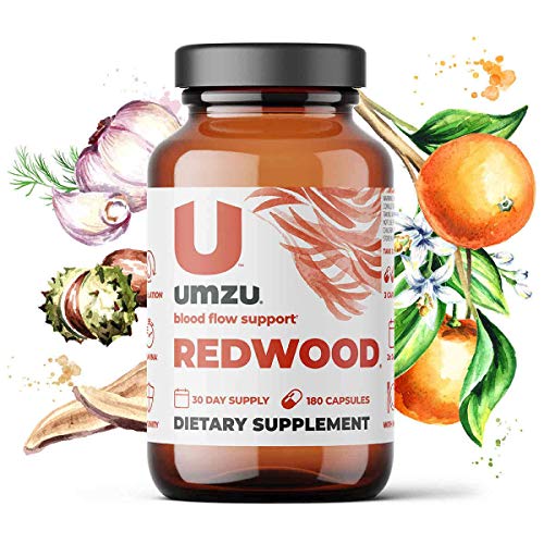 UMZU: Redwood, Nitric Oxide Booster Capsules - 30 Day Supply - N.O. Supplement for Circulatory Support