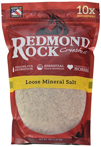 Redmond - Rock Crushed Loose Mineral Salt for Horses, 5 lb. Pouch