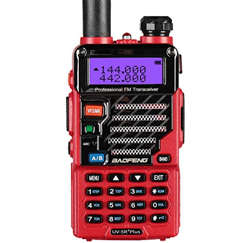 BaoFeng UV-5R Plus Qualette Two way Radio (Flame Red)