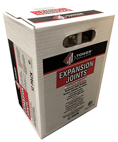Tower Sealants TS-00244 10.1 fl-Ounce Expansion Joints Textured Joint Sealant, Gray - Pack of 12