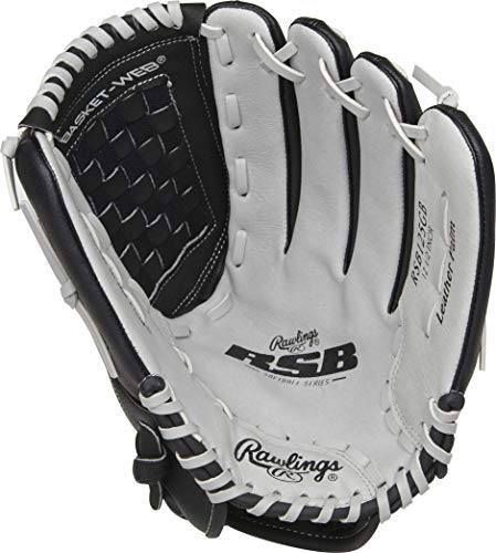 Rawlings Softball Series Glove, Basket Web, 12.5 inch, Right Hand Throw