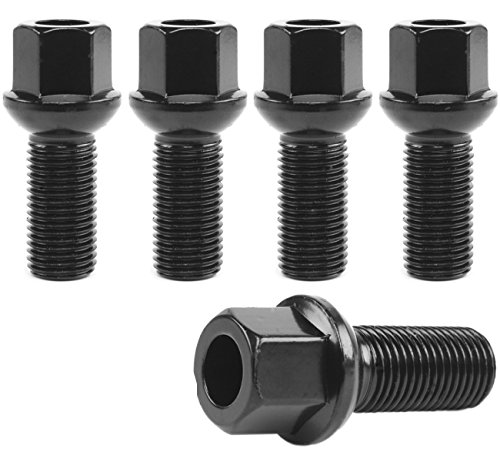 Bapmic 8D0601139D Wheel Lug Bolt for Volkswagen Golf Jetta Passat Beetle Audi A4 A6 (Pack of 5)