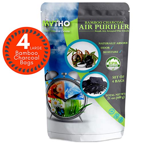 Nature Fresh Air Purifier Bags, Bamboo Charcoal Air Purifying Bags, Activated Charcoal Air Purifying Bag Odor Eliminators For Home, Activated Charcoal Odor Absorber, Odor Eliminator, Closet Deodorizer