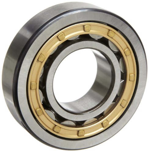 SKF NU 214 ECM Cylindrical Roller Bearing, Removable Inner Ring, Straight, High Capacity, Machined Brass Cage, Metric, 70mm Bore, 125mm OD, 24mm Width, 5300rpm Maximum Rotational Speed, 30800lbf Static Load Capacity, 26800lbf Dynamic Load Capacity