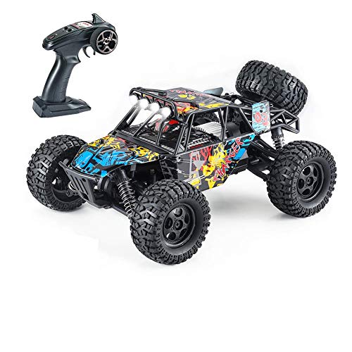 RC Trucks for Adults 4x4 Off-Road Remote Control Car, Fcoreey 1:14 Scale 48km/H High-Speed Car,2.4 GHz All Terrain SUV，Included 2 Pairs Rechargeable Batteries,Toy Gifts for Boys and Adults