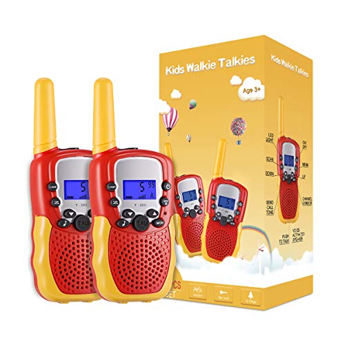 Selieve Toys for 4-14 Year Old Children's, Walkie Talkies for Kids 22 Channels 2 Way Radio Toy with Backlit LCD Flashlight, 3 Miles Range for Outside, Camping, Hiking
