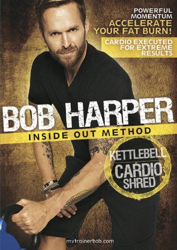 GoFit Bob Harper Inside Out Method – KettleBell Cardio Shred Workout DVD, Cardio Fitness, Maximum Fat Burn, by GoFit