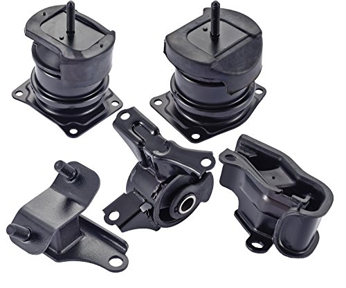 ENA Engine Motor Trans Mount Set of 5 Compatible with 98-02 Honda Accord 3.0L & 99-03 Acura TL 3.2L A6592 A6552 A4507 A6582 A6579