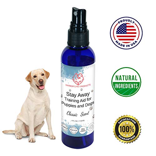 Harbor's Dog Repellent and Training Aid for Puppies and Dogs - 4 oz | Puppy Training Spray | Dog Training Spray | Dog Repellent for Furniture | Dog Repellent for Plant