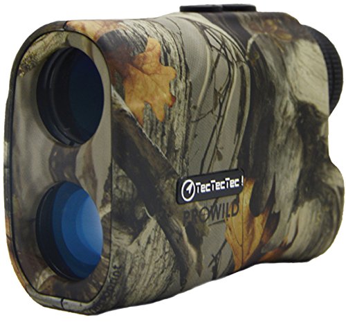 TecTecTec ProWild Hunting Rangefinder - 6x24 Laser Range Finder for Hunting with Speed, Scan and Normal Measurements (Camo)