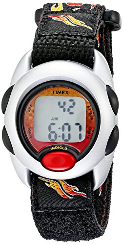 Timex Boys T78751 Time Machines Digital Flames Fast Wrap Velcro Strap Watch