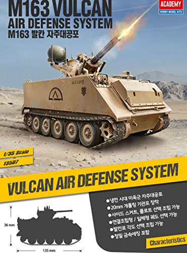 Academy Hobby Model Kits Scale Model : Armor Tanks & Artillery Kits (1/35 M163 Vulcan Air Defense System)