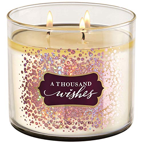 Bath and Body Works A THOUSAND WISHES 3-Wick Candle 14.5 Ounce