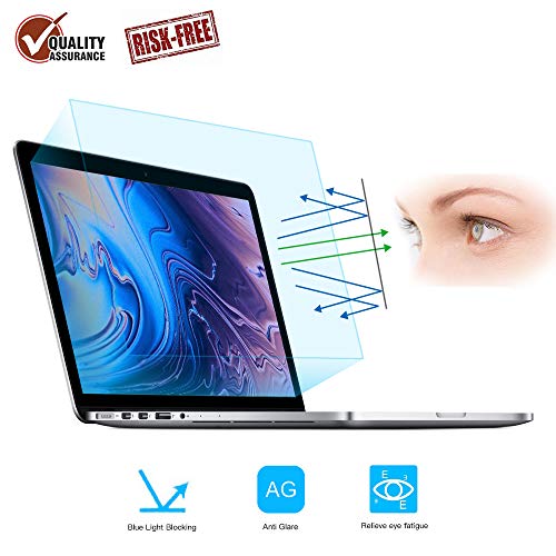 FORITO 2PCS Compatible with MacBook Pro 13' Screen Protector Blue Light Filter, Blue Light Blocking Anti Glare Screen Protector for MacBook Pro 13 Model A1706 A1708 A1989 A2159 A2289 A2251