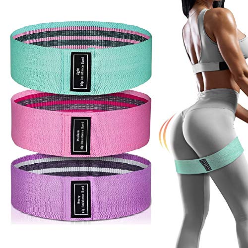 Renoj Booty Bands, Exercise Bands for Legs and Butt, Resistance Bands Set3 Levels