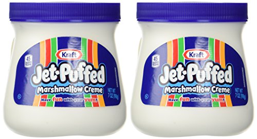 Kraft Jet Puffed Marshmallow Creme Spread, 7oz (Pack of 2)