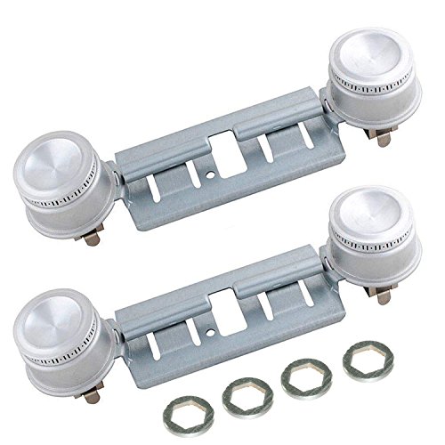 Siwdoy (Pack of 2) WB16K10026 Double Burner Kit Compatible with General Electric Range Assembly WB29K17 AP2633210 PS232404