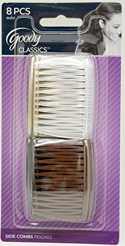 Goody Women Classics Multi Pack Short Side Combs, 8 Count