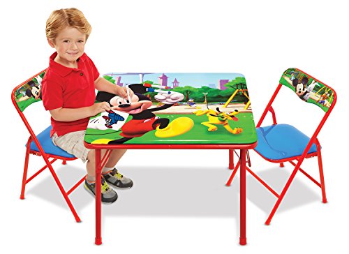 Mickey Mouse Table & Chairs Set For Kids - Furniture