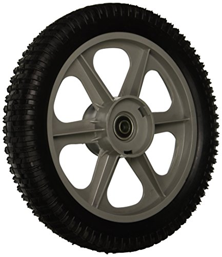 MaxPower 335112 Plastic Spoked Wheel, 12' X 2”,Black