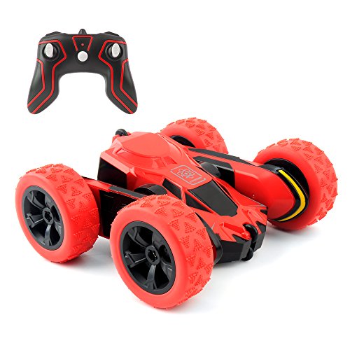 Rimila Remote Control Car Electric 4WD RC Stunt Car Off Road Vehicle 2.4Ghz Racing Cars 7.5Mph 360°Rotating Kids Toy Cars Brithday Gift (Battery Not Included)