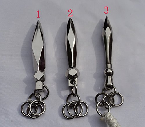 Kung Fu China Rope Dart/Sheng BIAO/Chinese Wushu Taichi Equipment/Stainless Steel/Three Styles to Choose (2)
