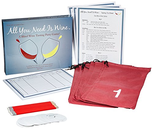 Wine Game Kit - All You Need Is Wine - A Blind Wine Tasting Party Game!
