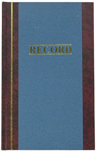 Wilson Jones Record Book, 11-3/4' x 7-1/4', Ruled, 150 Pages, 35 Lines, S300 (WS300-15RA)