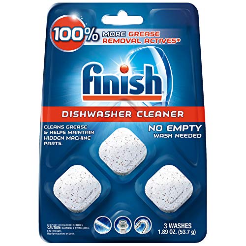 Finish In-Wash Dishwasher Cleaner: Clean Hidden Grease and Grime, 3 ct