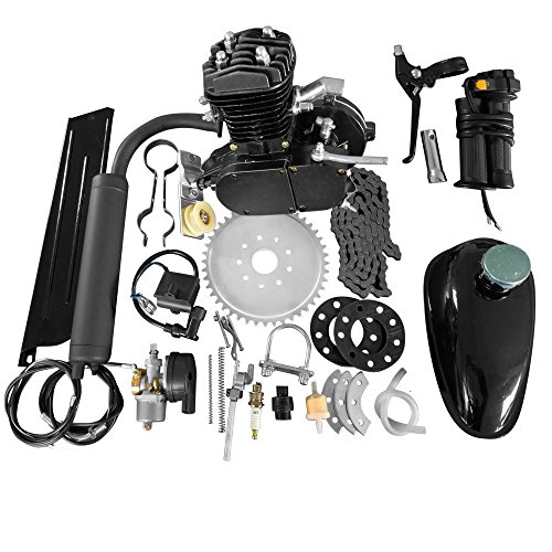 MOTOOS 2-stroke 50cc engine kit Fit For most 26' or 28' wheeled bikes with V-frame For Bicycle Mountain and Road Bike Gas Motorized Motor Bike