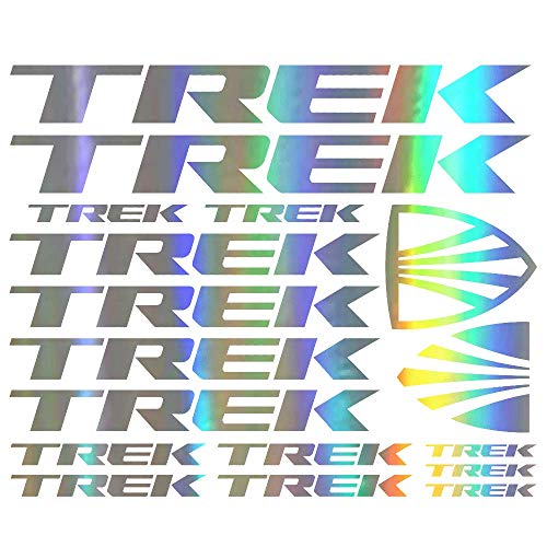 For TREK Bicycle Vinyl Die-Cut Sticker Kit Decal Mountain Bike styling decorative car body sticker RLP01 (SILVER)