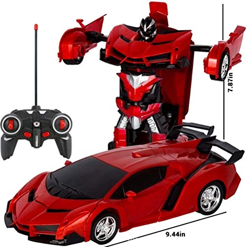 RC Transformer Robot Car Remote Controlled Transformers Auto & Robot Transformable One-Touch Transforming