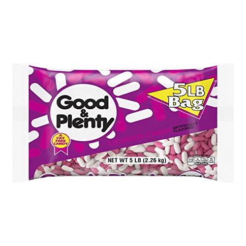 GOOD & PLENTY Licorice Candy Bulk- 80 Ounce (Pack of 1)