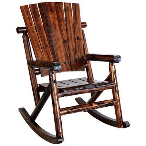 United General Supply TX93860 Natural Organic Char-Log Wood Single Rocker