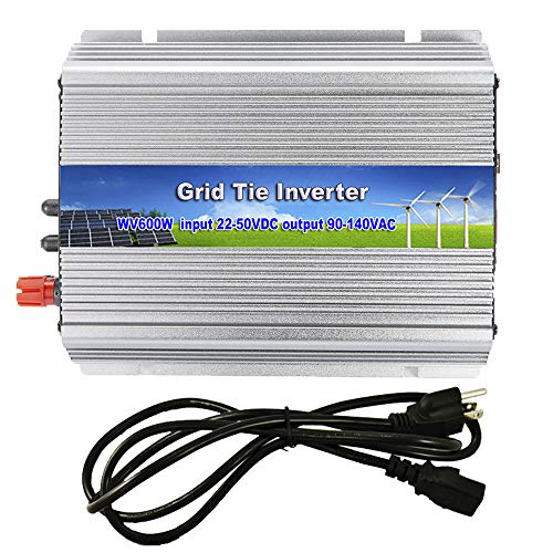 iMeshbean New 600W Walt MPPT Grid Tie Solar Power Inverter 22~50V DC Input Pure Sine Wave