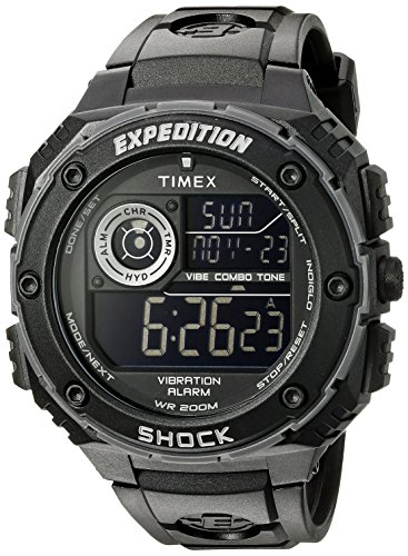 Timex Men's T499839J Expedition Vibe Shock Watch with Black Band