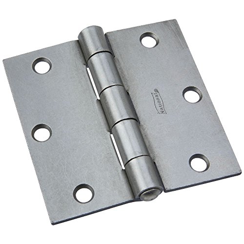 National Hardware N140-566 505BC Non-Removable Pin Hinge in Plain Steel,3-1/2 Inch