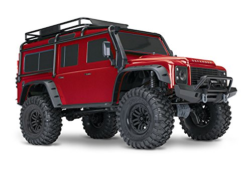 Traxxas 1/10 Scale TRX-4 Scale and Trail Crawler with 2.4GHz TQi Radio, Red