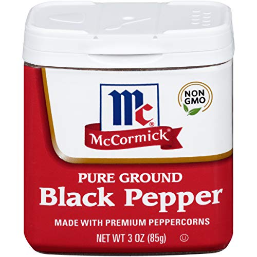 McCormick Classic Ground Black Pepper, Large Size, 3 oz