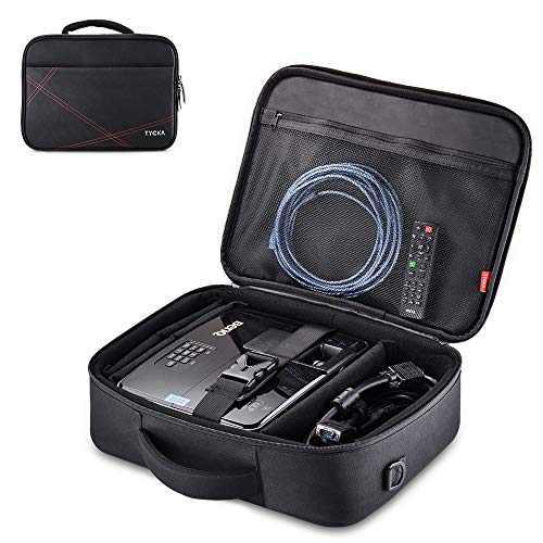 Projector Case, Projector Travel Carrying Bag Internal Dimension 14.5'x10.6'x3.9' with Adjustable Shoulder Strap & Compartment Dividers for for Acer, Epson, Benq, LG, Sony (Large)