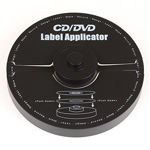 Merax B00NY4YA2I EZ Label: CD/DVD Label Applicator (40mm Hole, CD/DVD Applicator)